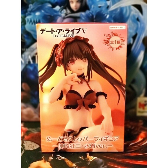 FuRyu DATE A LIVE V Noodle Stopper Figure Tokisaki Kurumi Swimsuit ver. Figure - Picture 1 of 9